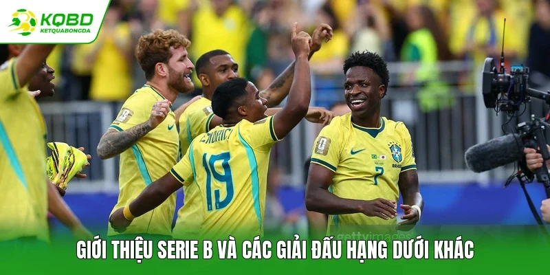 Giới thiệu Serie B và các giải đấu hạng dưới khác