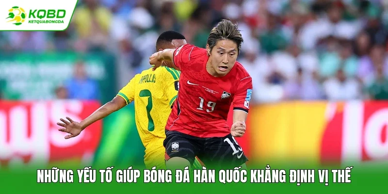 Những yếu tố giúp bóng đá Hàn Quốc khẳng định vị thế